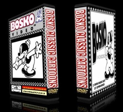 #ad Bosko animated cartoon series collection DVD set $15.00