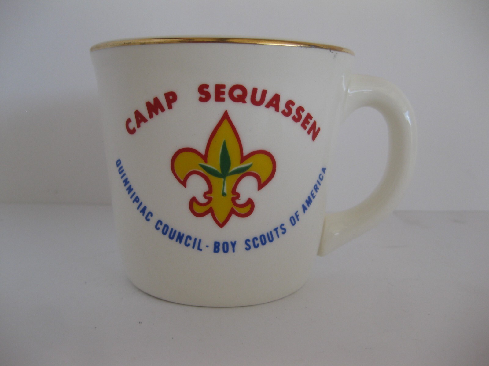 Boy Scouts of America BSA Coffee Mug Camp Sequassen Quinnipiac Council