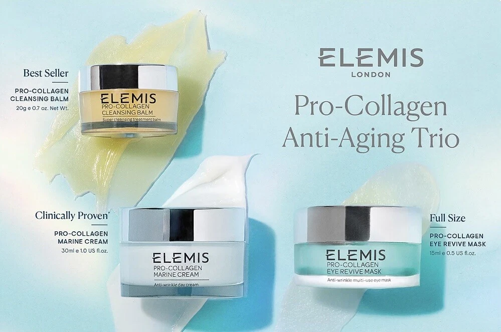 Elemis｜Eye Cream, Marine Cream, Cleansing Balm｜