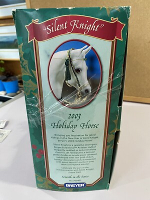 Breyer SILENT KNIGHT 2003 Christmas Holiday Horse 700403 New in