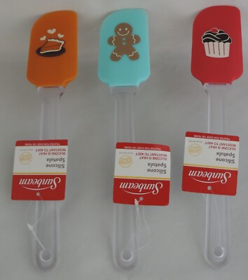 SUNBEAM 10'' SILICONE KITCHEN SPATULA CAKE FROSTING ICING SOLD INDV./SET WARRANTY