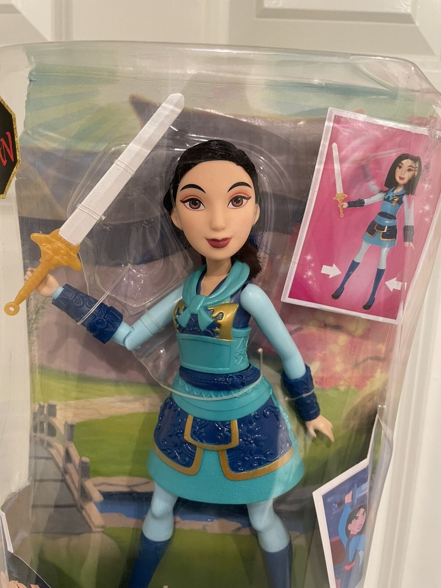 Mulan 2020 Warrior Moves Disney Princess Barbie Doll Hasbro