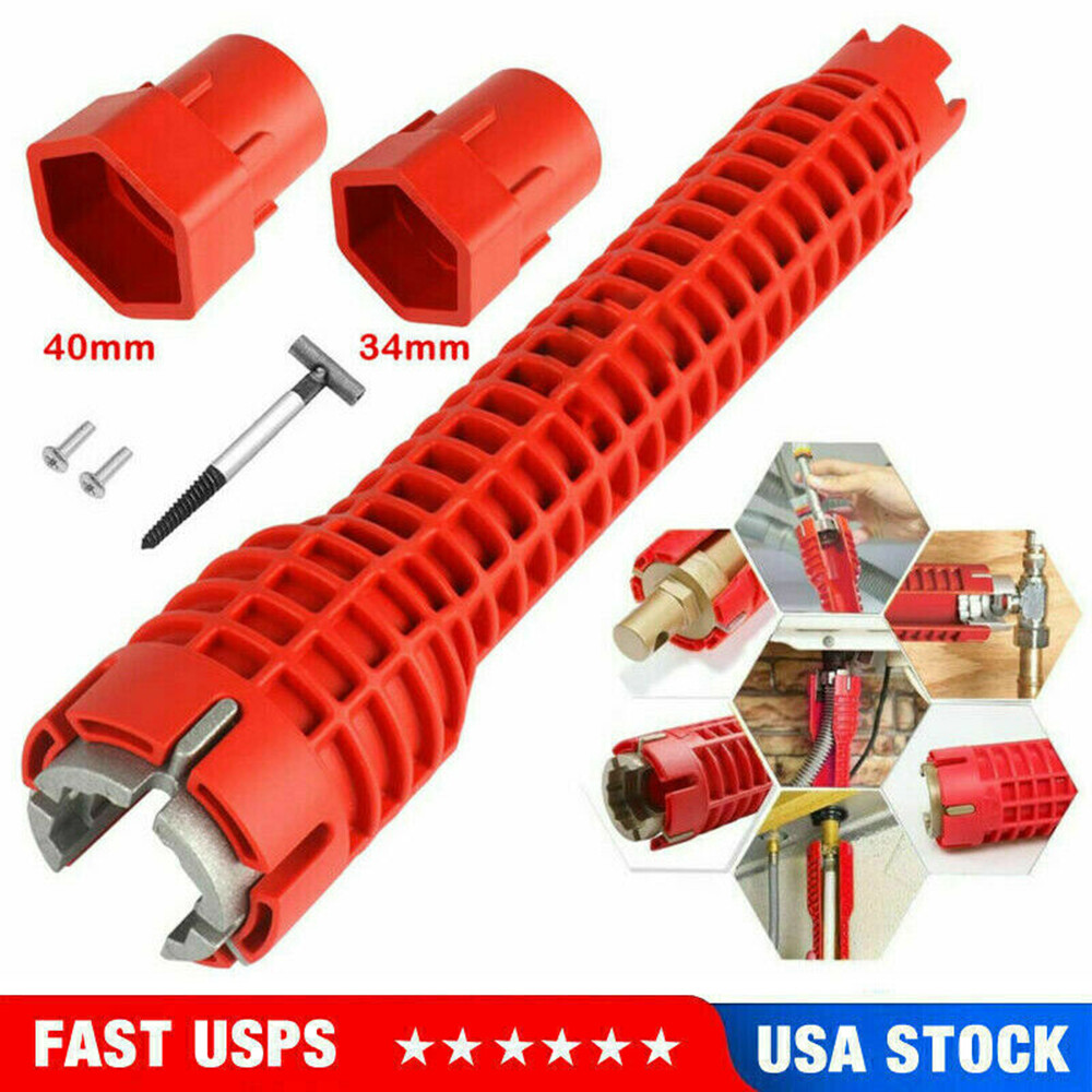 Multi-Tool Faucet and Sink Installer Pipe Wrench for Plumbers and Homeowners by ZYL