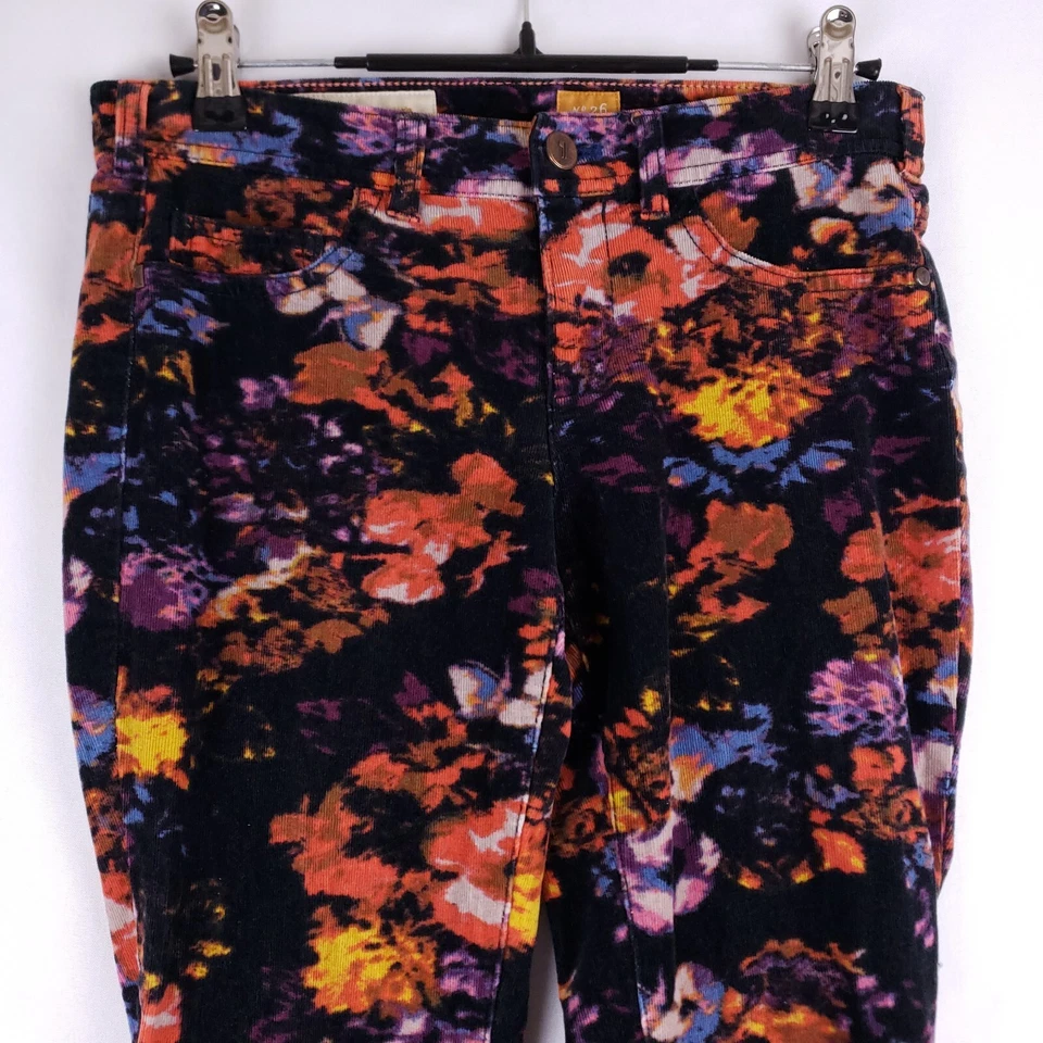 Женские узкие брюки Pilcro 28x30 цвет Mulri AOP с цветочными засечками эластичные - Изображение 2 из 4
