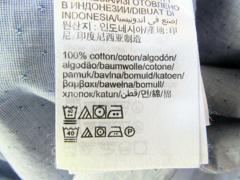 DKNY Mens Size XL Light Blue Long Sleeve Cotton Button Front Shirt eBay