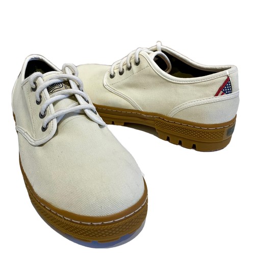 9D Cream \u0026 Camo Canvas Shoes Lug Soles 