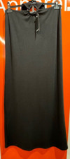 Nasty Gal Ring Detail Maxi Skirt, Black, Size 12, New With Tag, sf