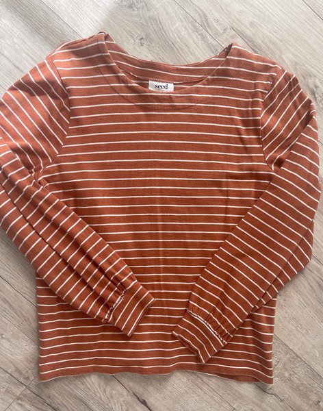 Seed Heritage Long Sleeve Cotton T Shirt size XS Excellent Condition