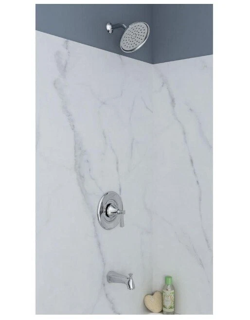 Grifo de bañera y ducha American Standard Rumson de una manija con 1 pulverizador HERRAJES FALTANTES Foto 2 de 4