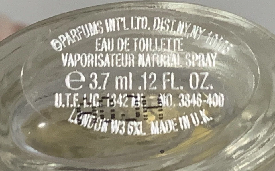 CERRUTI IMAGE Mini Eau de Toilette Perfume Miniatura 3,7 ml, 0,12 oz (#b8) Foto 2 de 2