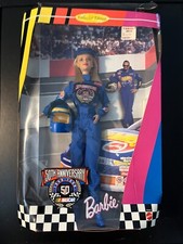 NASCAR Barbie 1998 50th Anniversary Collector Edition Doll Mattel 20442