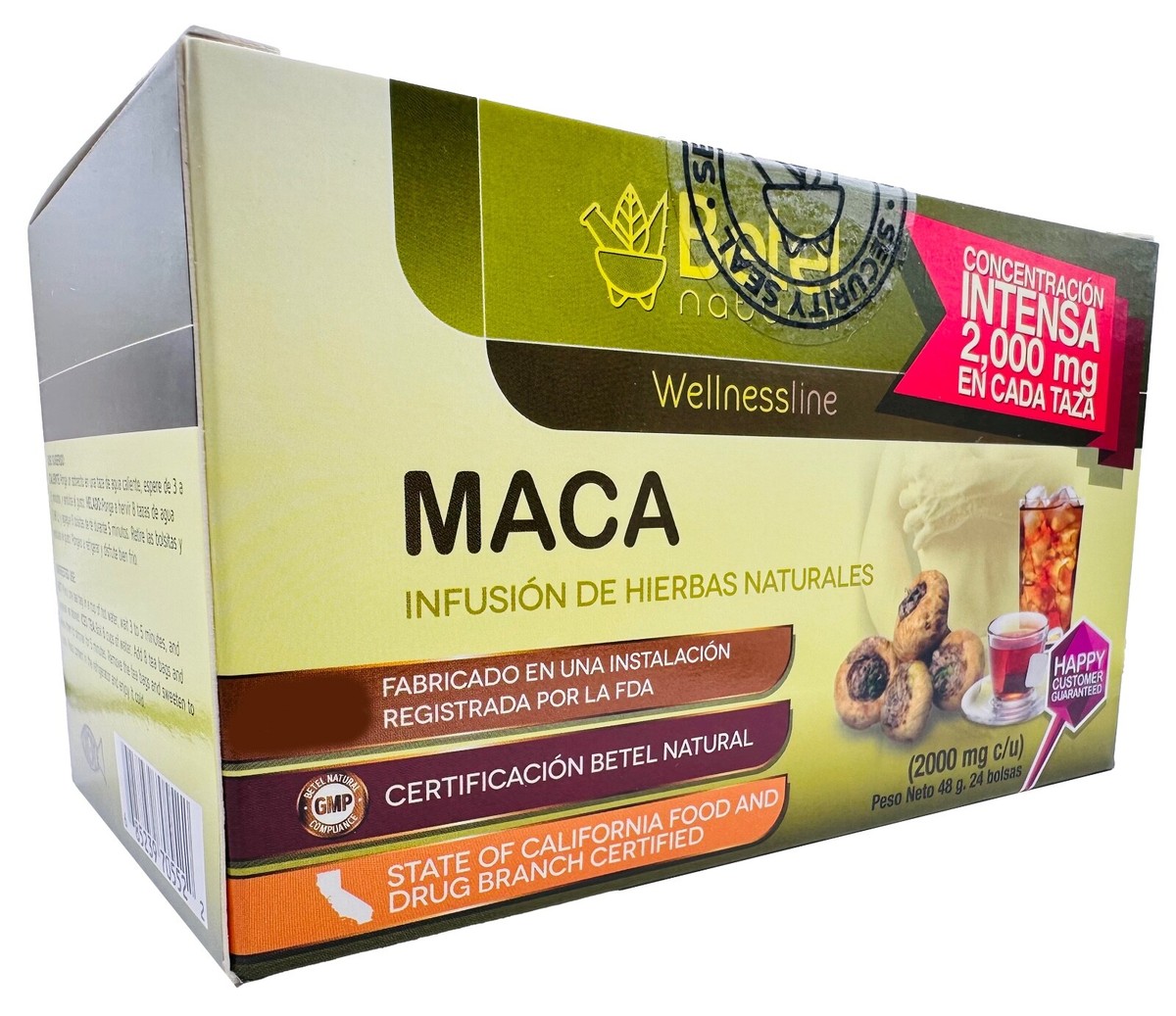 Peruvian Maca Tea by Betel Natural - Amazing Libido and Hormonal 