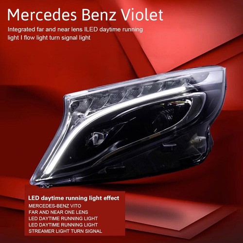 Dynamisch LED Scheinwerfer mit Blinker für Mercedes Benz V-Klasse W447 2016-2023 - Bild 5 von 16
