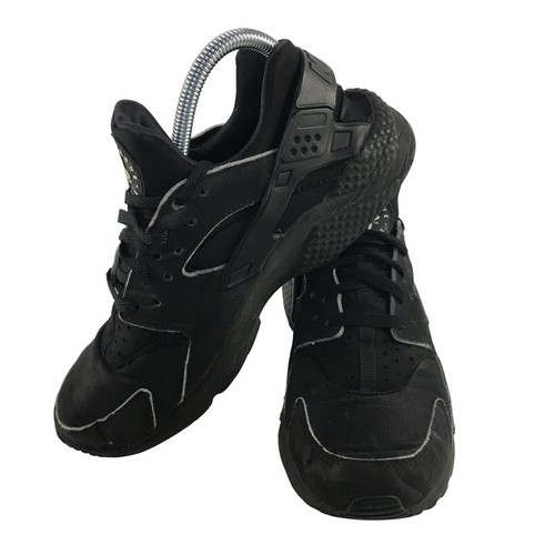 NIKE AIR HUARACHE TRIPLE BLACK RUNNING SHOE 318429-003 MENS SIZE 8 - 第 1/8 張圖片
