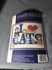 Munchkins I Love Cats Counted Cross Stitch Kit 321 The Sugarplum Express Sealed