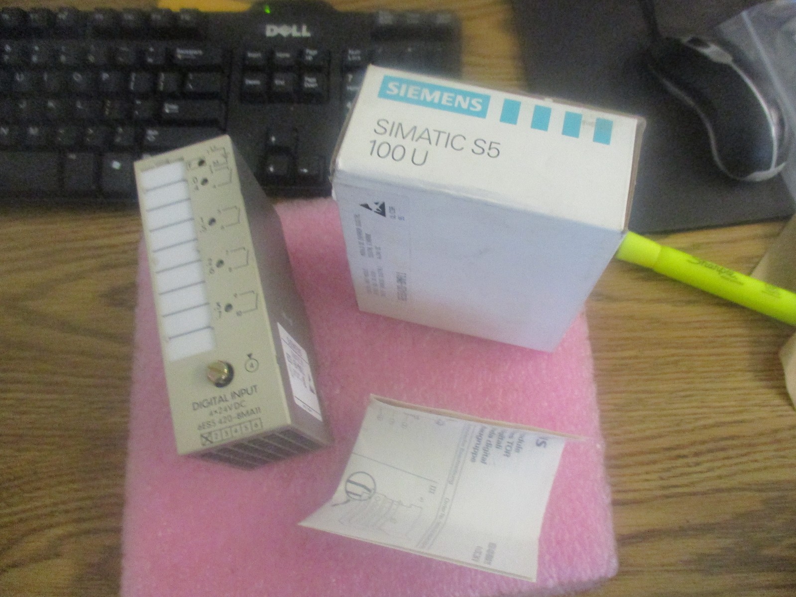 Siemens Simatic S5 BUS Module. P/N: 6ES 420-8MA11 Digital In New Old ...