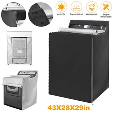 Washing Machine Top Dust Cover Laundry Washer/Dryer Dustproof Waterproof Protect