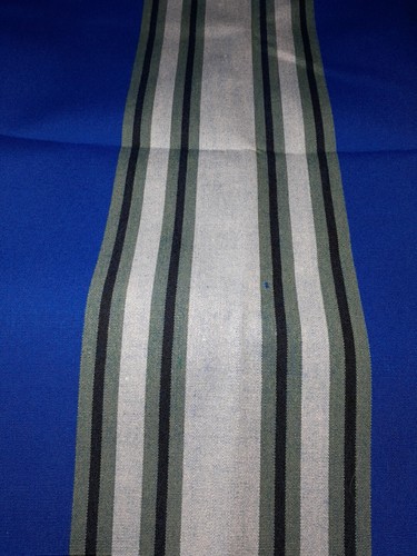 Upholstery Fabric Wide Blue Stripe Bookbinding Crafts Material 1 yd x 31" wide