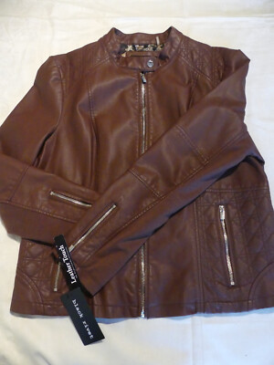 Neue Jacke aus den USA von Black Rivet, Gr.XXL (fällt wie 44 aus), Leather touch