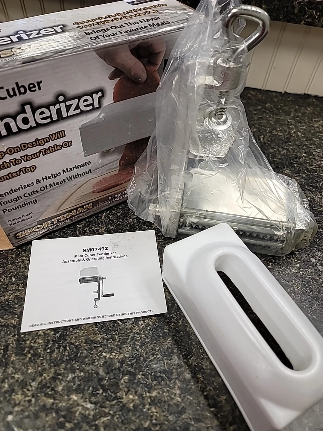 NEW Sportsman Series Meat Tenderizer, Cuber Heavy Duty w/Clamp Up to 1/2" Thick