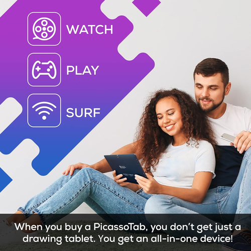 Picassotab X Drawing Tablet • No Computer Needed • Drawing Apps & Tutorials • 4 - Picture 4 of 12