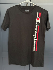 Champion Boys Classic Logo Tee - Size XLarge - Black