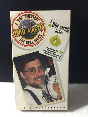 A ''Doc'' Umentary Bar Magic The Real Work Doc Eason Live Volume 2 VHS documentary
