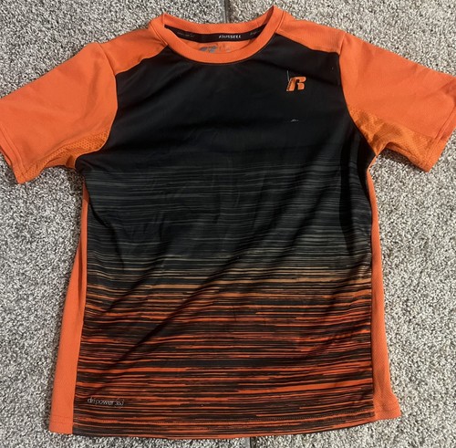 Russell Top/Shorts Set Gray/orange/black Boy Size 8 - Picture 6 of 8