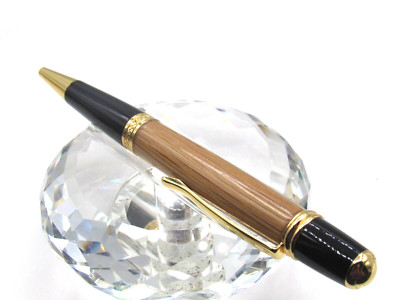 BEAUTIFUL HIGH QUALITY HANDMADE JACK DANIELS BARREL WOOD TWIST BALL POINT PEN