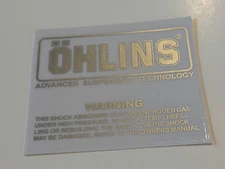 Ducati Ohlins Rear Shock Sticker V2 916 Hypermotard 848 1098 1198 Panigale