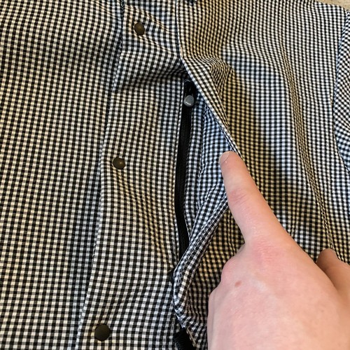 Alk Phenix Japan Crank Shirt Technical Seersucker Check Utility Black Medium - Picture 6 of 13