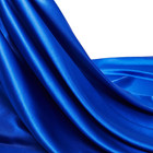 Royal Blue Satin Fabric by the Yard, 55 Inch Wide, Shiny and Soft Charmeuse Sati