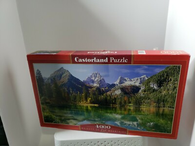 Castorland Puzzle- Majesty  Of Mountains  - 4000 Pieces Very Rare