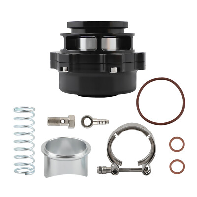 50mm Turbocharger Blow Off Valve 35psi boost Black turbine Aluminum BOV