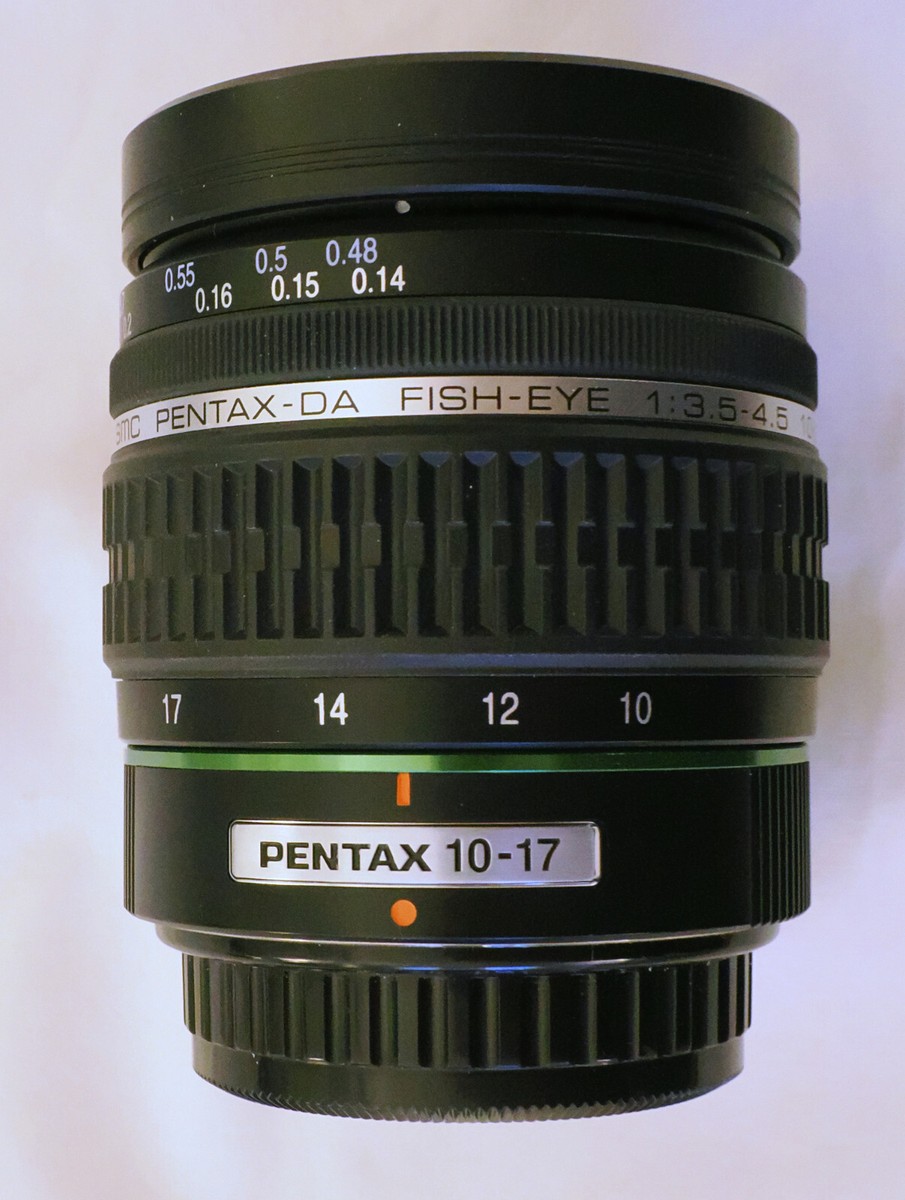 PENTAX DA 10-17mm F3.5-4.5 ED (IF) Fisheye Lens - Black PENTAX DA 10-17mm F3.5-4.5 ED (IF) Fisheye Lens - Black