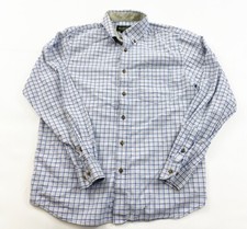 Eddie Bauer Button Up Shirt Men's Size Medium Plaid Button Down