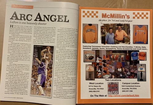 2007 - Rocky Top News Magazine - Tennessee Vols Basketball - Chris Lofton - VFL - Picture 3 of 3