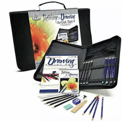 Royal & Langnickel Sketching and Drawing Studio Artist Set 34 Pcs