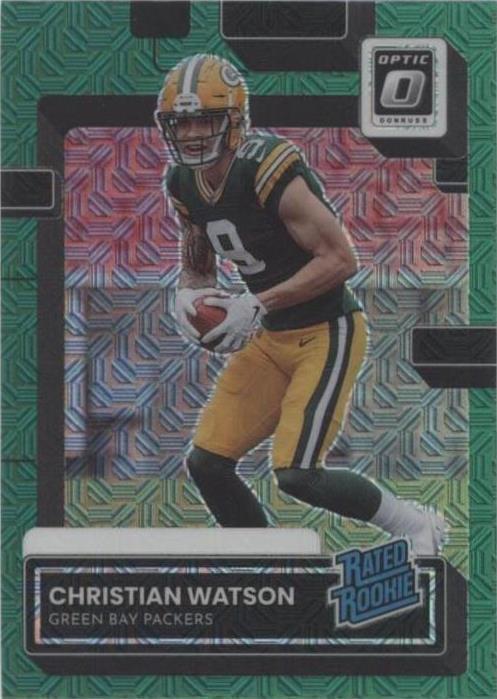 2022 Panini Donruss - Rated Rookie Christian Watson #P-319 Optic ...
