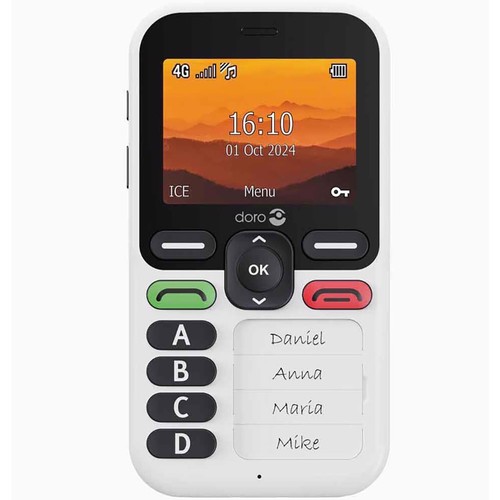 Doro Leva X10 4G Black/White 128MB + 64MB Single-SIM Unlocked SIMFree NEW - Picture 2 of 6