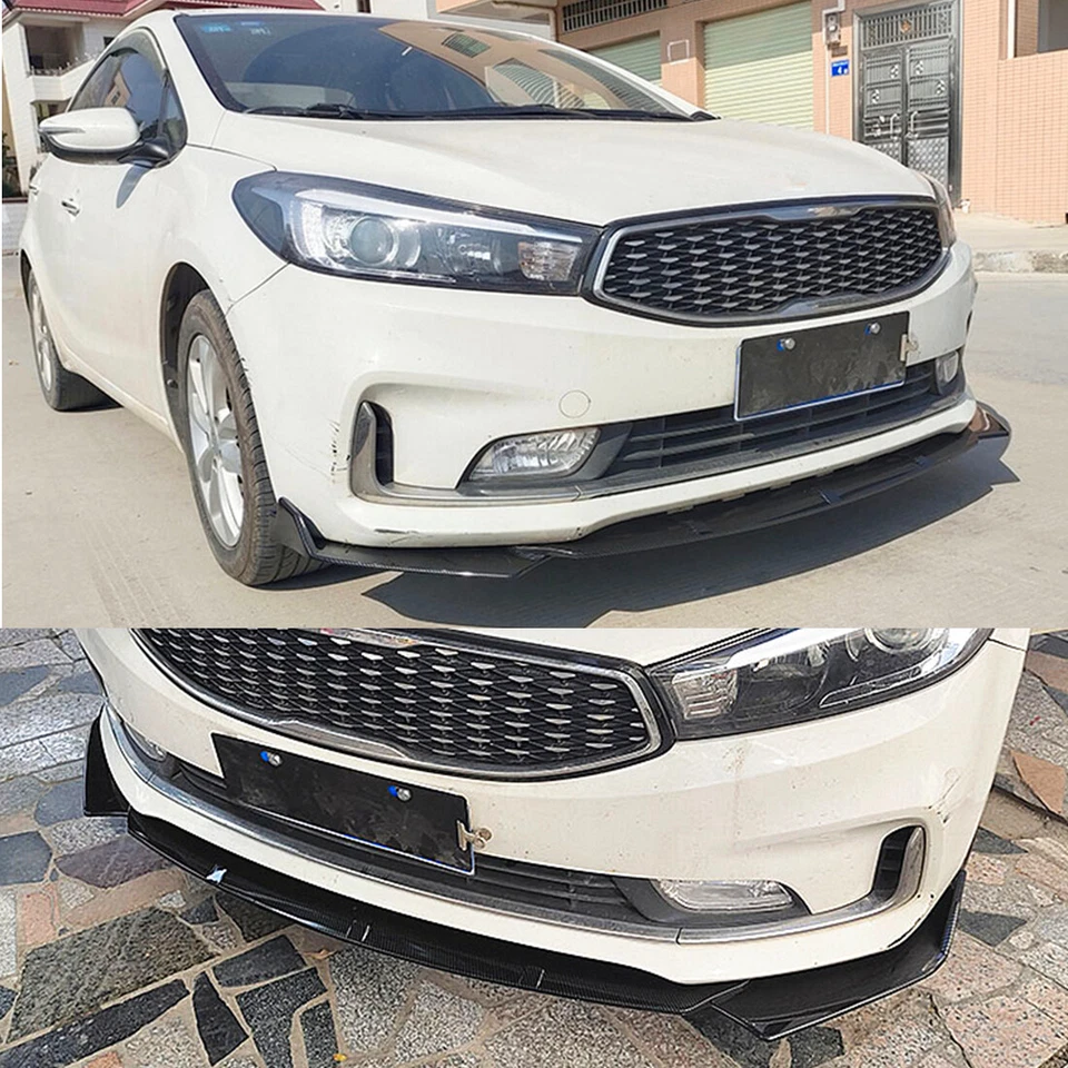 Add-on Universal Fit For Benz CLA250 CLA200 2019-2022 Front Lip Spoiler Splitter - Image 4 of 4