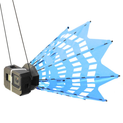 SkyBean Folding Chase XC L-Tail for Paragliding, Paramotoring for GoPro Cameras