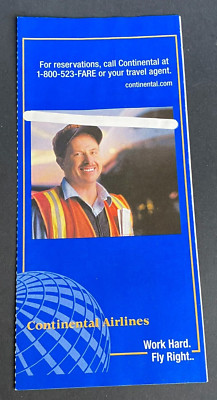 Continental Airlines Ticket Jacket (5/04)