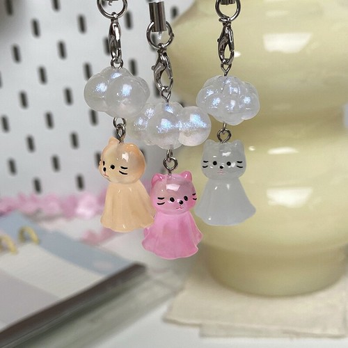 Noctilucent Cloud Cat Handmade Beaded Cute Pendant Sunny Day Doll Pendant - 第 8/17 張圖片