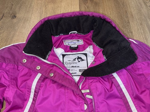 Obermeyer Ski Suit One Piece Snowsuit Women 10 Snow Bib vtg Ridgeline Waterproof - Picture 6 of 21