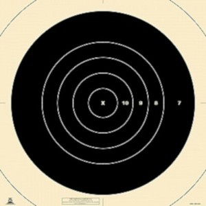 MR-63C Official NRA 300 Yard High Power Rifle Target Centers, 20" x 20 ...
