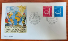 FDC ENVELOPPE 1ER JOUR Vatican Roma Congres Apostolat des laïcs 1967