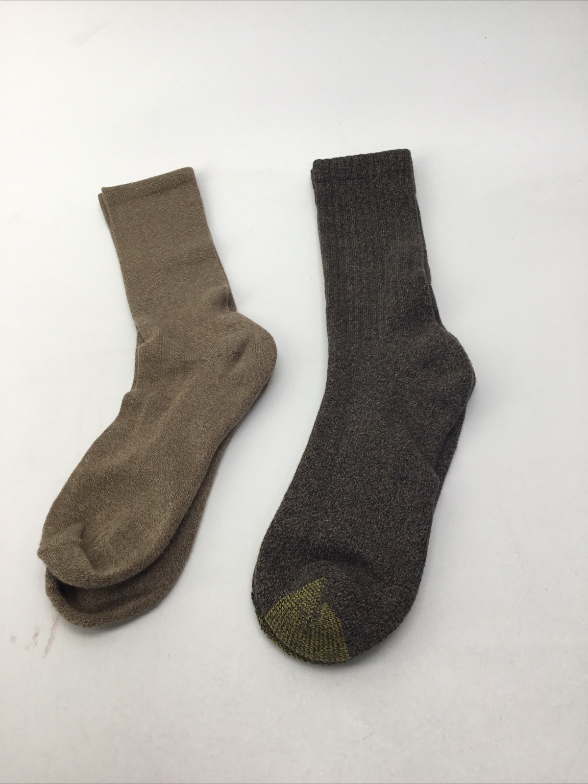 Мужские носки GOLDTOE Fluffies Casual Crew Хакикоричневые 2 пары Большие размеры 3590₽