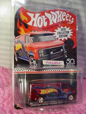 2018 Hot Wheels CUSTOM GMC PANEL VAN☆red;redline real riders