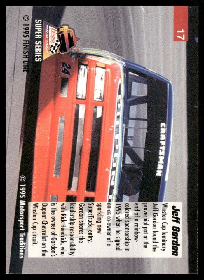 1995 Finish Line SuperTrucks Complete Set (1-80) - Image 4 of 4